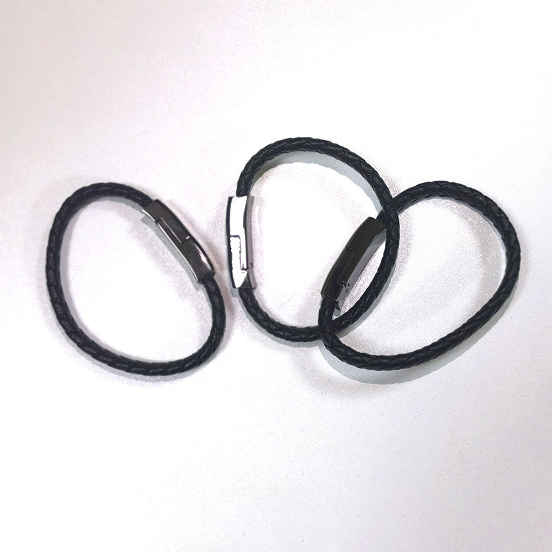 New Bracelet Charger USB Charging Cable Data Charging Cord For USB type C Cable and apple lightning port