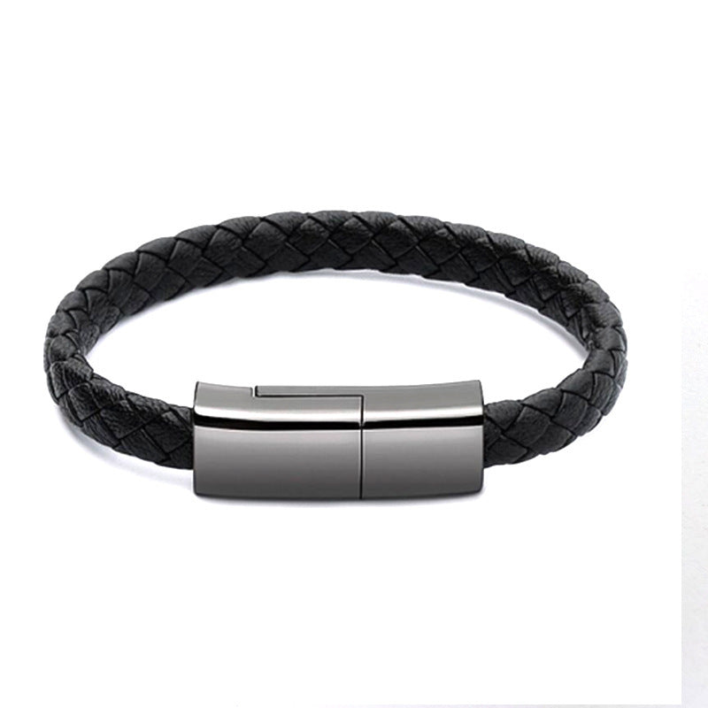 New Bracelet Charger USB Charging Cable Data Charging Cord For USB type C Cable and apple lightning port