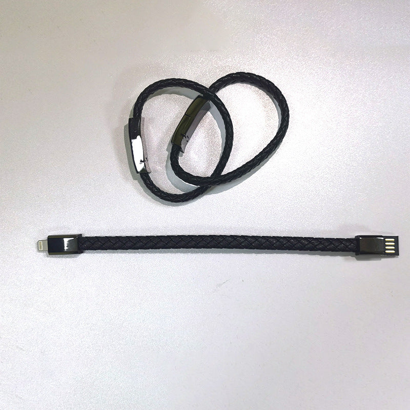 New Bracelet Charger USB Charging Cable Data Charging Cord For USB type C Cable and apple lightning port